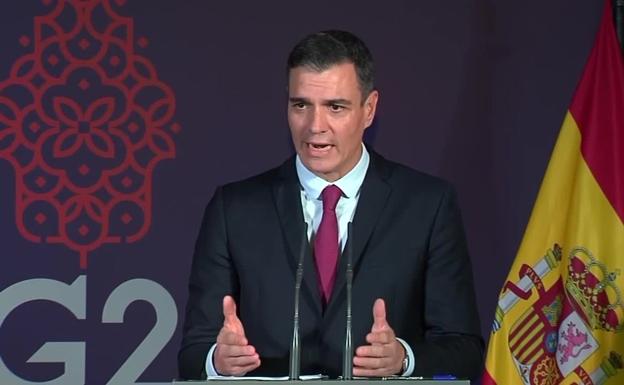 Pedro Sánchez comparece en Bali para hacer balance de la reunión del G-20. 